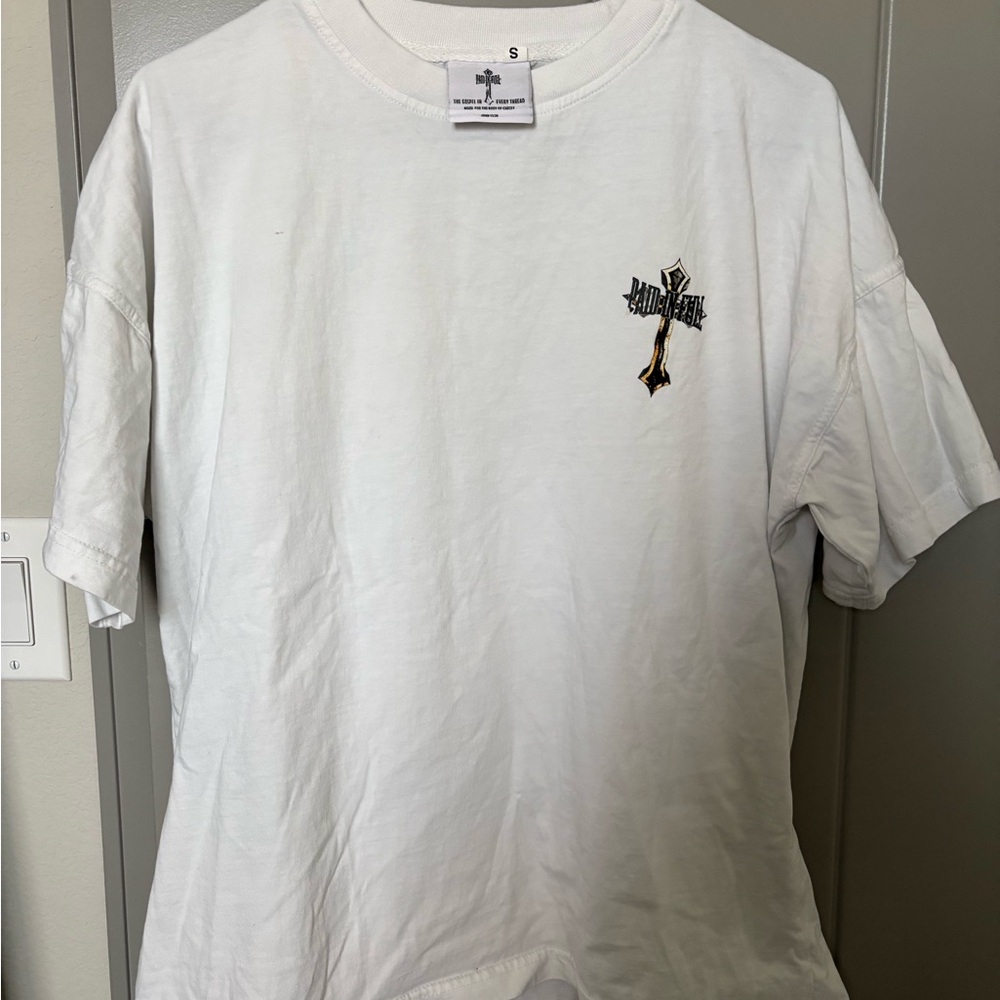 White Cross Graphic Tee